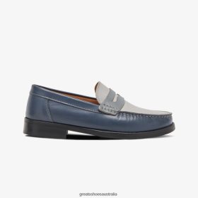 GREATS Royale Australia - GREATS The Essex Penny Loafer Navy Multi Shoes 4PTN6468