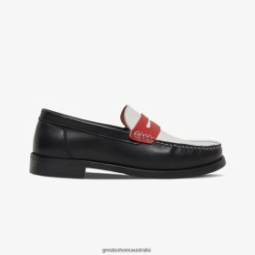 GREATS Royale Australia - GREATS The Essex Penny Loafer Retro Red Black Shoes 4PTN6465