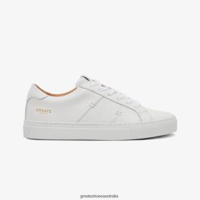 GREATS Royale Australia - GREATS The Royale 2.0 Perforated Blanco Shoes 4PTN64125