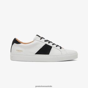 GREATS Royale Australia - GREATS The Royale 2.0 White Black Shoes 4PTN6417
