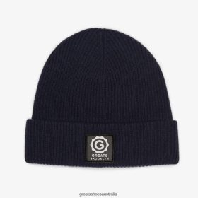 GREATS Shoes Australia - GREATS The Beanie Navy Wool Accessories 4PTN64108