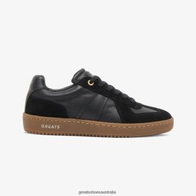 GREATS Shoes Australia - GREATS The GAT Sneaker Nero Gum Shoes 4PTN64129