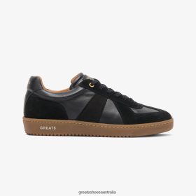 GREATS Shoes Australia - GREATS The GAT Sneaker Nero Gum Shoes 4PTN6436