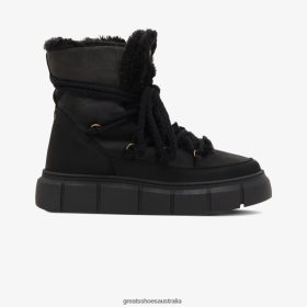 GREATS Shoes Australia - GREATS The Madison Boot Triple Black Shoes 4PTN64159