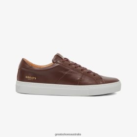 GREATS Shoes Australia - GREATS The Royale 2.0 Dark Brown Shoes 4PTN649