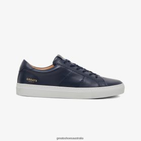 GREATS Shoes Australia - GREATS The Royale 2.0 Navy Shoes 4PTN6412