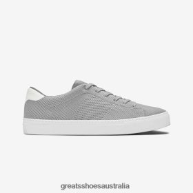 GREATS Shoes Australia - GREATS The Royale Knit Grey White Shoes 4PTN6451