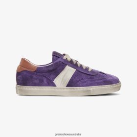 GREATS Sneakers Australia - GREATS The Charlie Distressed Purple Multi Shoes 4PTN64142