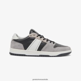 GREATS Sneakers Australia - GREATS The JMZ Court Black Grey Shoes 4PTN641