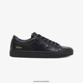 GREATS Sneakers Australia - GREATS The Royale 2.0 Triple Black Shoes 4PTN6416
